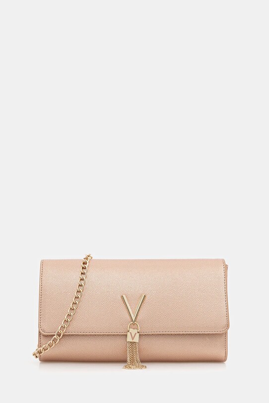 Клатч Valentino Bags синтетический золотой VBS1R401G