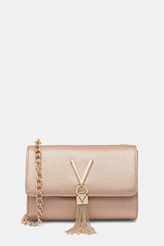 Valentino Bags torebka nie mieści A4 złoty VBS1R403G