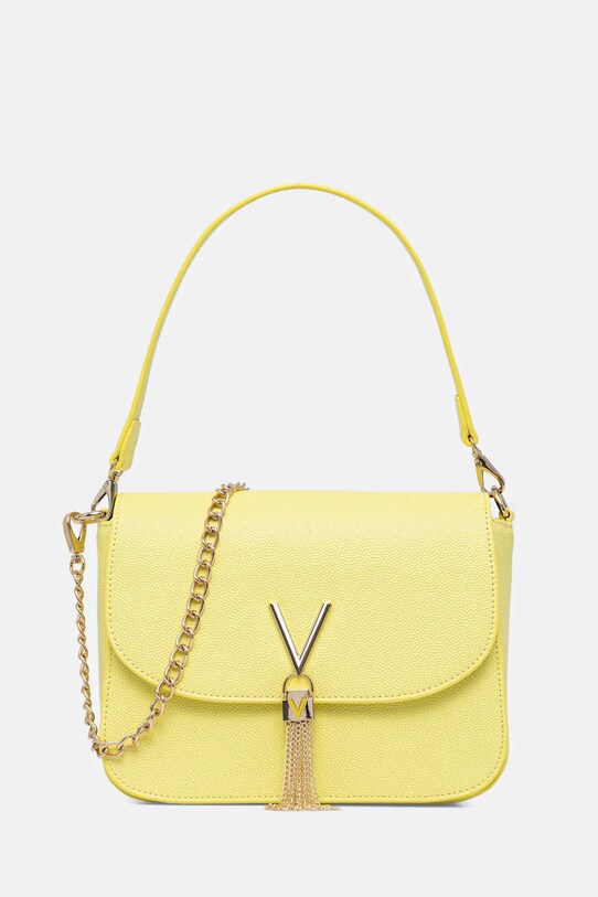 Valentino Bags torebka nie mieści A4 żółty VBS1R404G
