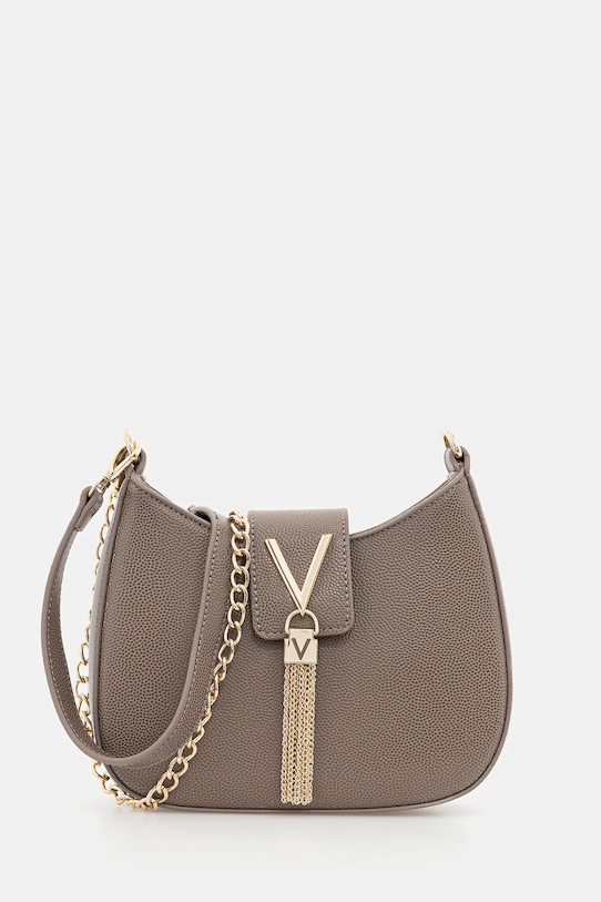 Valentino Bags torebka nie mieści A4 brązowy VBS1R417G