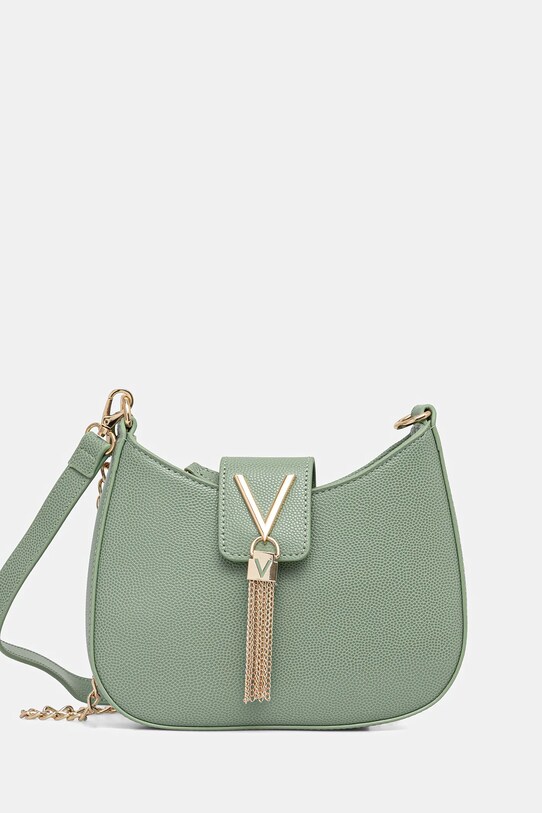 Valentino Bags torebka nie mieści A4 zielony VBS1R417G