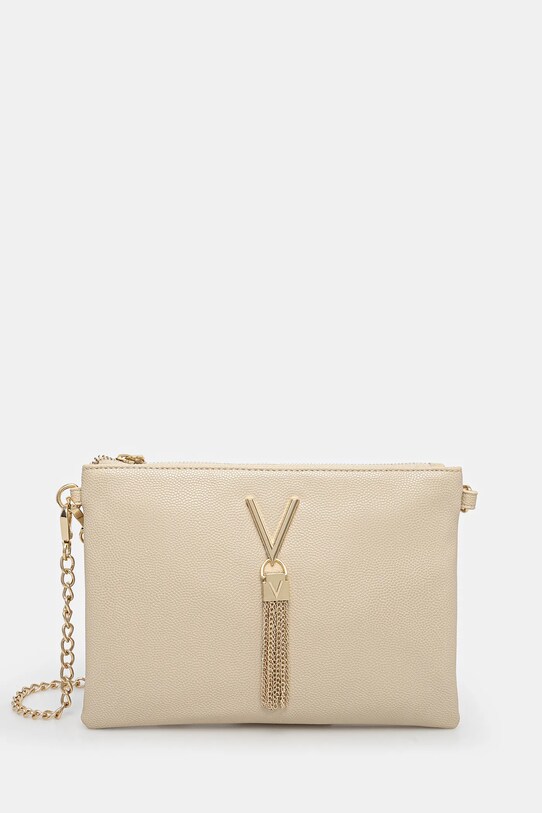 Τσάντα Valentino Bags απλικέ μπεζ VBS1R419G