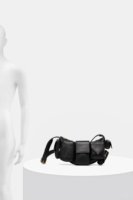 Шкіряна сумочка Fiorucci Leather Super Pocket Bag U01FPABA123LE04BK01