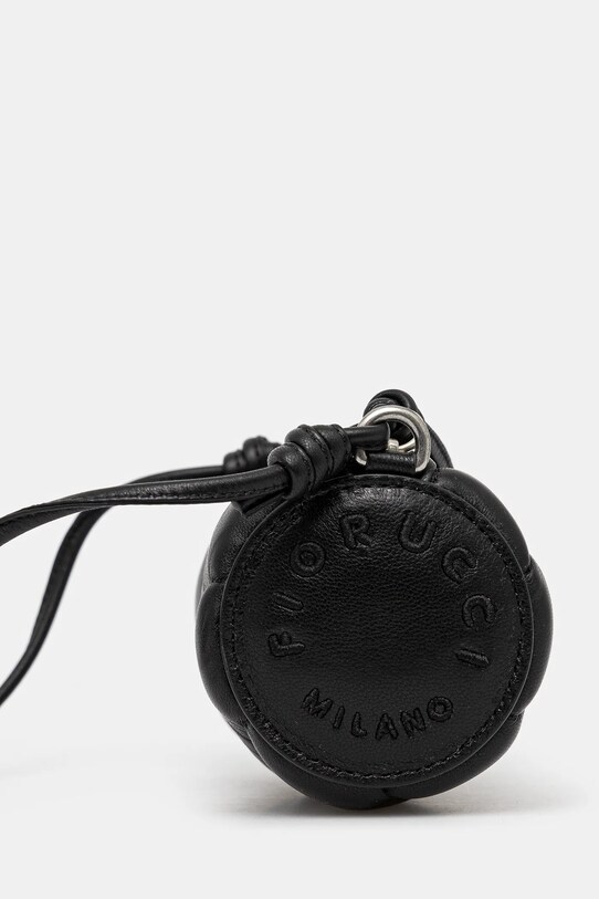 Шкіряна сумочка Fiorucci Leather Micro Mella Bag U01FMASL005LE04BK01 чорний AW24