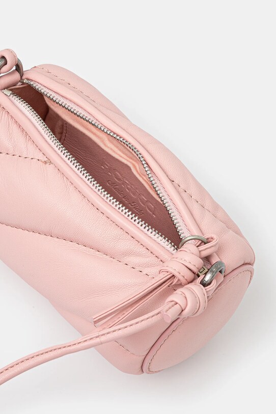 Kožená kabelka Fiorucci Leather Micro Mella Bag U01FMASL005LE04PN02 růžová
