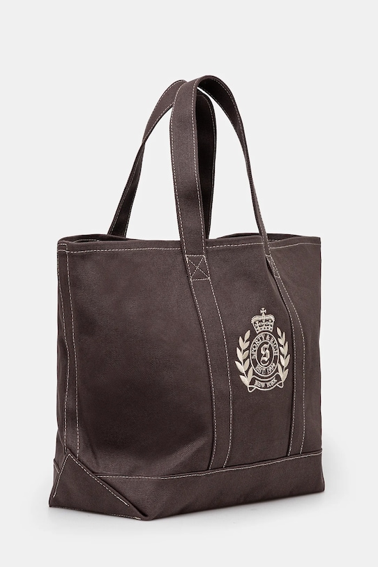 Sporty & Rich handbag NY Crest Tote BA006512243BR03 brown AW24