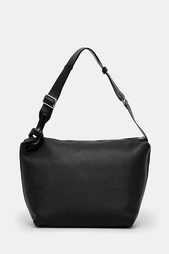 JW Anderson borsa a mano in pelle The Jwa Corner Crossbody semplice nero HB0639.LA0349.999
