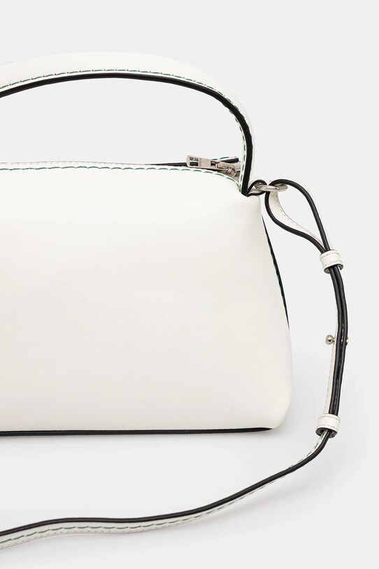 Doplňky Kožená kabelka JW Anderson The Jwa Small Corner Bag HB0674.LA0232.002 bílá