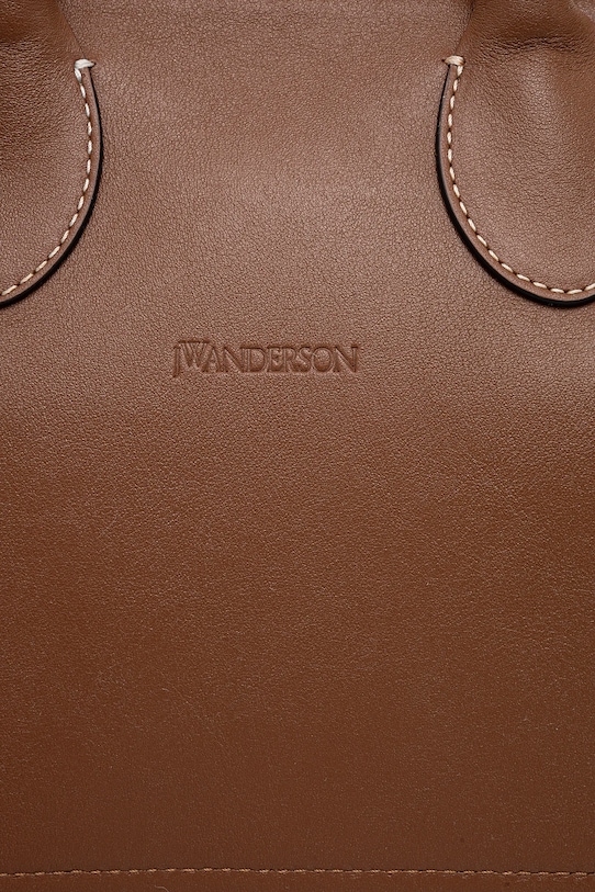 Τσάντα JW Anderson Small Punch Tote HB0680.LA0250.621 καφέ