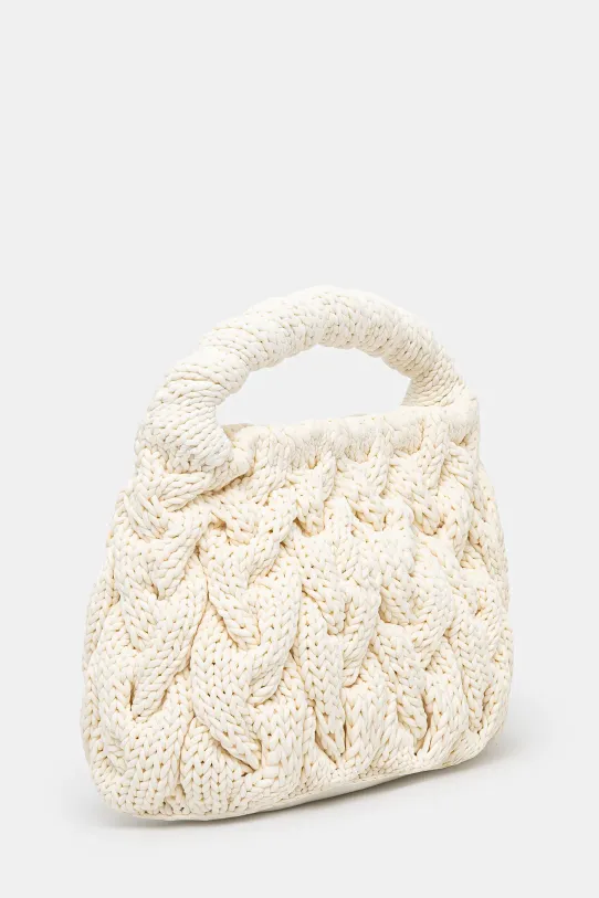 Torba JW Anderson Cable Knit Bag HB0692.FA0345.002 bež AW24