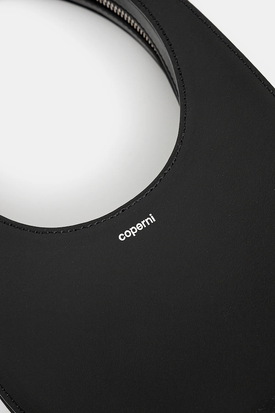 Кожена чанта Coperni Mini Swipe черен COPBA01BIS405
