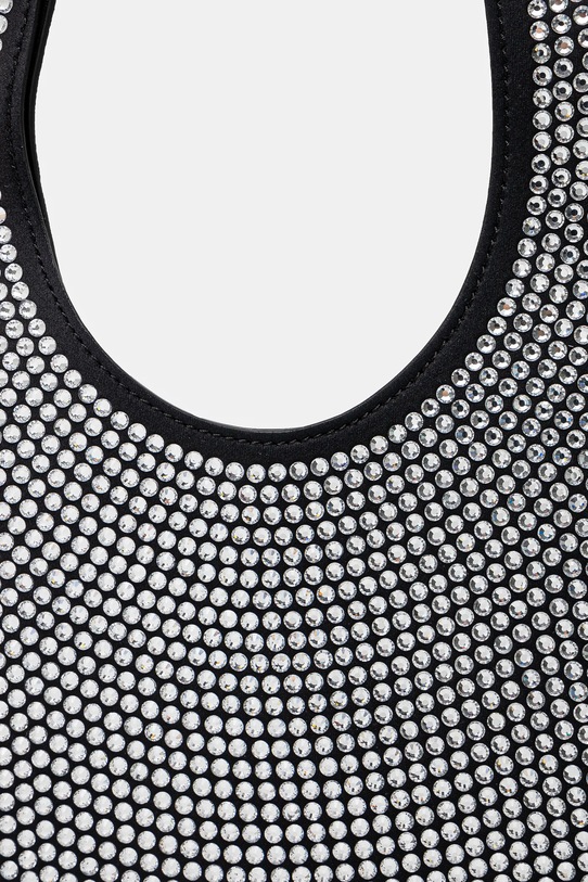 Сумочка Coperni Crystal-Embellished Mini Heart Tote чёрный COPBA14BIS455