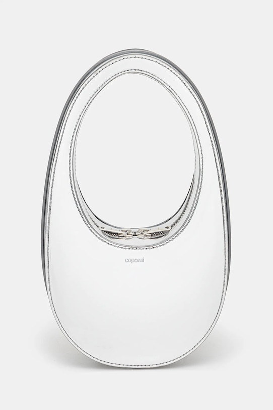 Coperni torebka Mini Swipe nie mieści A4 srebrny COPBA01BIS452