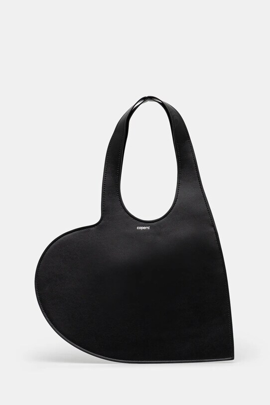Кожаная сумочка Coperni Mini Heart Tote кожа чёрный COPBA14BIS405