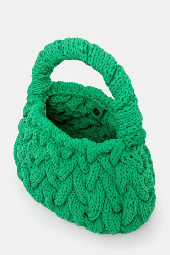 Чанта JW Anderson Cable Knit Bag зелен HB0692.FA0345.500