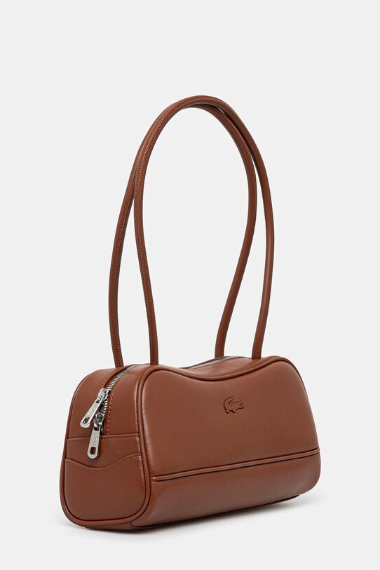 Τσάντα Lacoste NF4697FO καφέ SS25