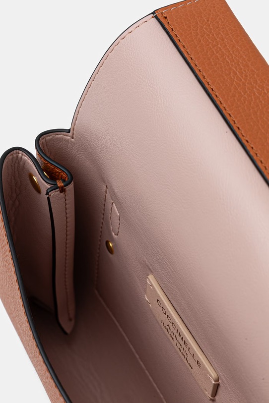 Δερμάτινη τσάντα Coccinelle ARLETTIS MD5.55.B7.01 πορτοκαλί