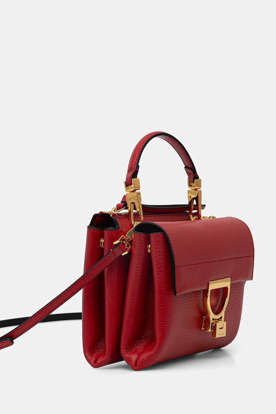 Δερμάτινη τσάντα Coccinelle ARLETTIS MD5.55.B7.01 κόκκινο SS25