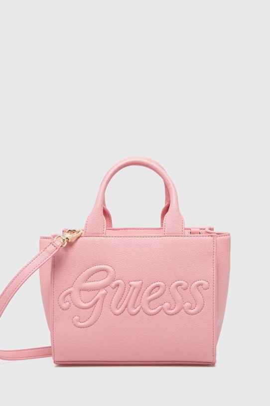 Guess torebka Girl imitacja skóry licowej różowy J4YZ25.WG730.9BYH