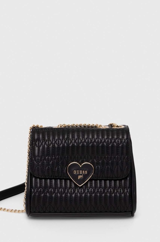 Guess torebka Girl aplikacja czarny J4YZ29.WGCT0.9BYH