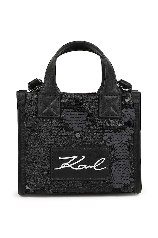 Παιδική τσάντα Karl Lagerfeld υφασμάτινο μαύρο Z30347.