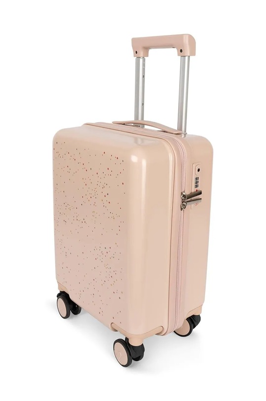 Konges Sløjd walizka dziecięca TRAVEL SUITCASE 45x31x21 cm mieści A4 różowy KS102128.G