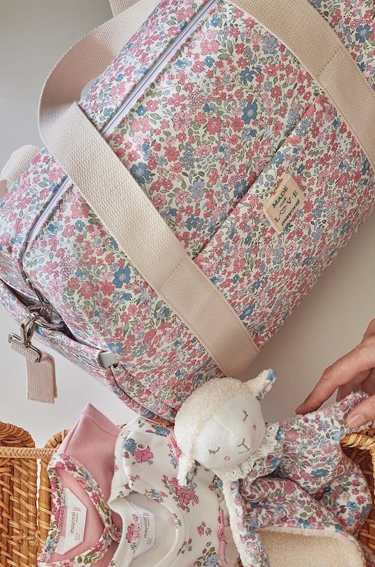 Mayoral Newborn torba do wózka mieści A4 różowy 19502.1E.Newborn.G.9BYH