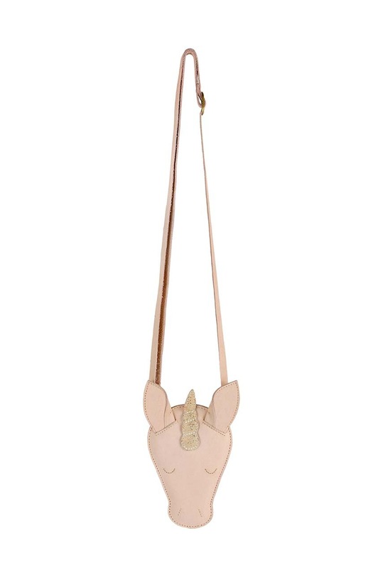 Donsje geanta de mana din piele pentru copii Britta Special Purse Unicorn 5002002. roz AW24