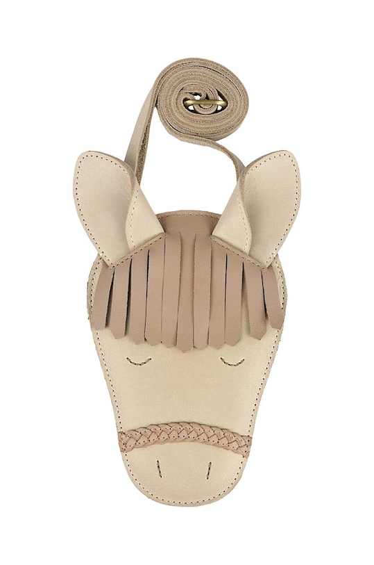 Дівчинка Дитяча шкіряна сумочка Donsje Britta Special Purse Horse 5002107. бежевий