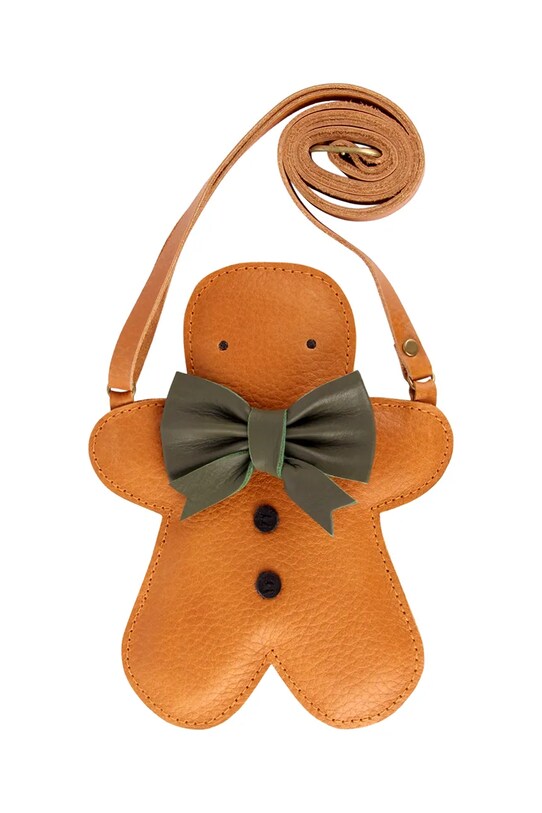 Donsje torebka skórzana dziecięca Britta Exclusive Purse Gingerbread 5002015 pomarańczowy AW24