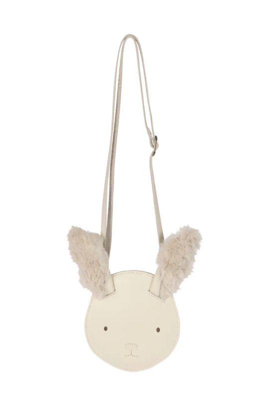 Detská kožená kabelka Donsje Britta Exclusive Purse Rabbit 5002024 béžová AW24