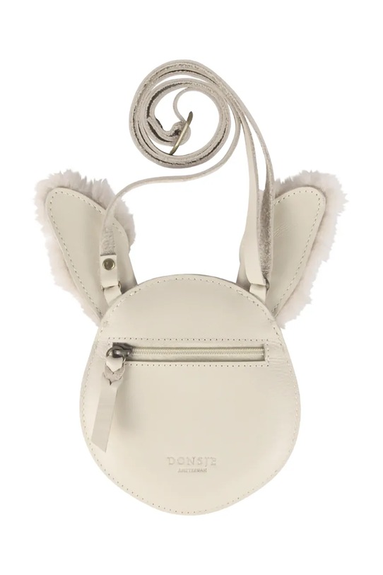 Detská kožená kabelka Donsje Britta Exclusive Purse Rabbit béžová 5002024