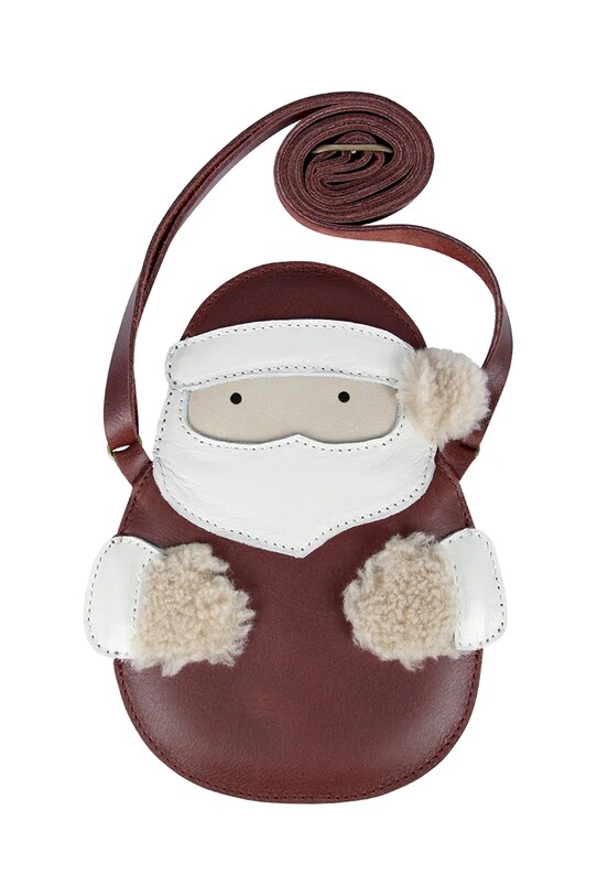 Fete Donsje geanta de mana din piele pentru copii Britta Exclusive Purse Santa 5002031 rosu