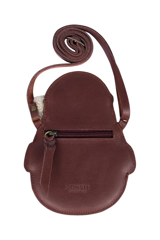 Donsje geanta de mana din piele pentru copii Britta Exclusive Purse Santa rosu 5002031