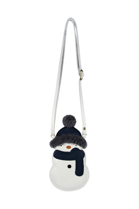 Παιδική δερμάτινη τσάντα Donsje Britta Exclusive Purse Snowman 5002032 λευκό AW24