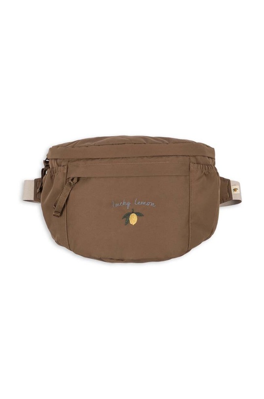 Сумка на пояс Konges Sløjd ALL YOU NEED BUMBAG аппликация коричневый KS101314