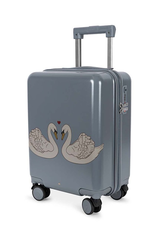 Dětský kufr Konges Sløjd TRAVEL SUITCASE vzorovaný modrá KS101713