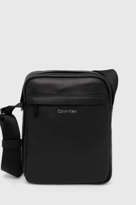 Calvin Klein saszetka nie mieści A4 czarny K50K511853
