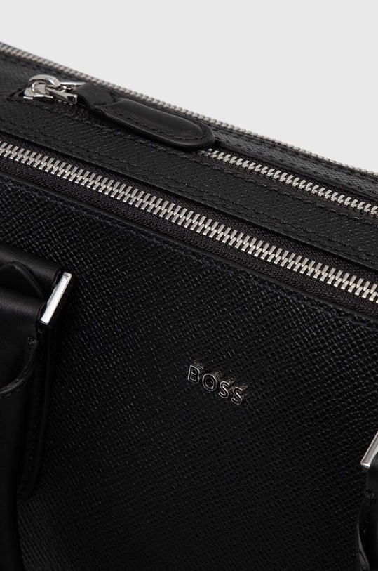 BOSS torba skórzana czarny 50523254