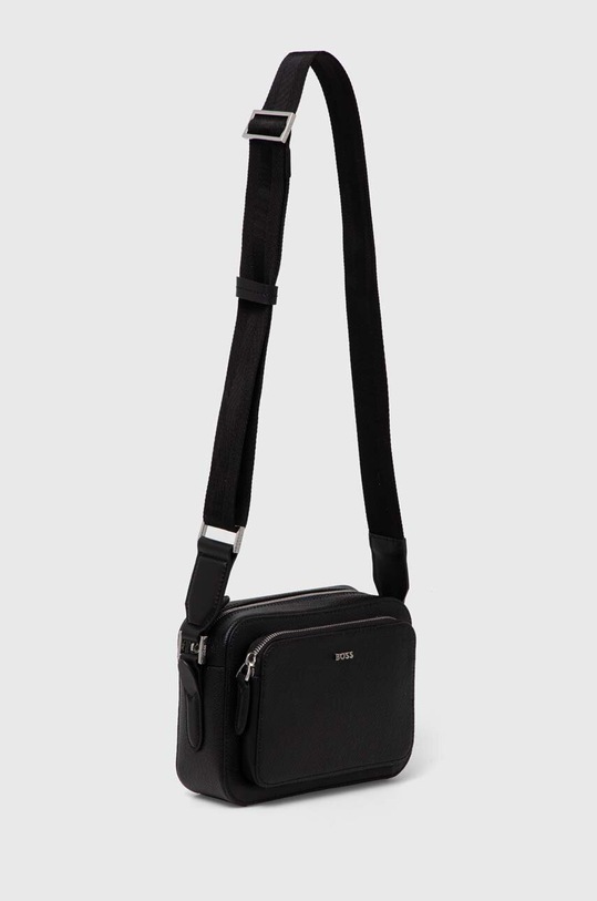 BOSS saszetka skórzana 50523255 czarny AW24