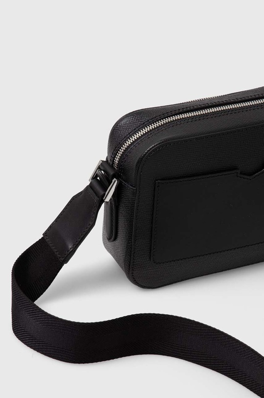 Akcesoria BOSS saszetka skórzana 50523255 czarny