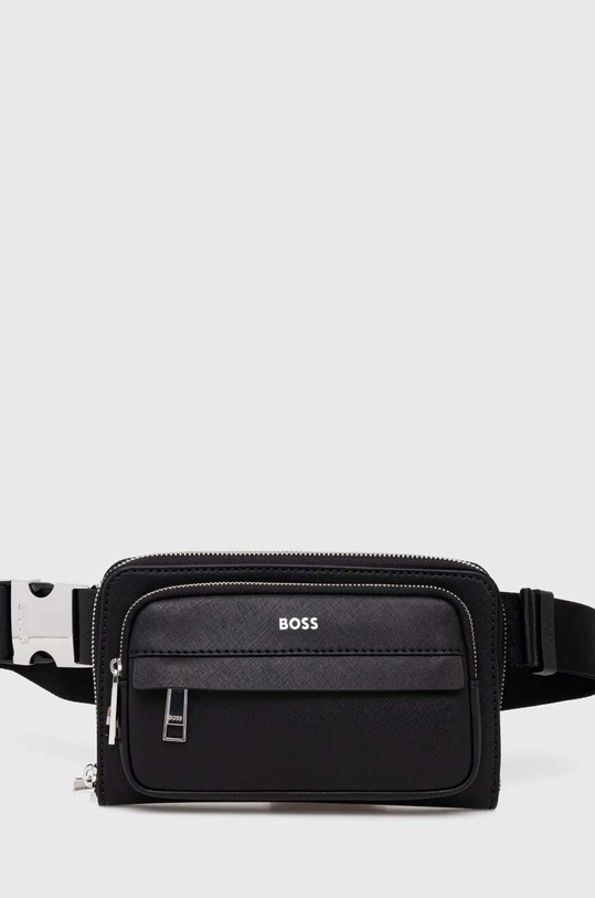 Велосипедная сумочка с флягой BOSS Zair_Crossover кожа чёрный 50530098