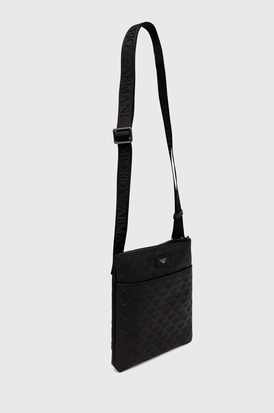 Emporio Armani saszetka skórzana Y4M416.YQ67I czarny AW24