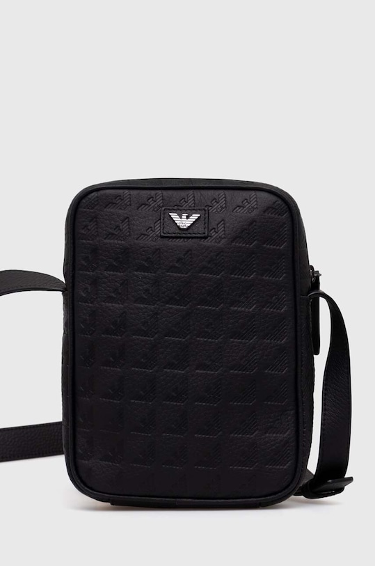 Emporio Armani borseta de piele uni negru Y4R600.YQ67I