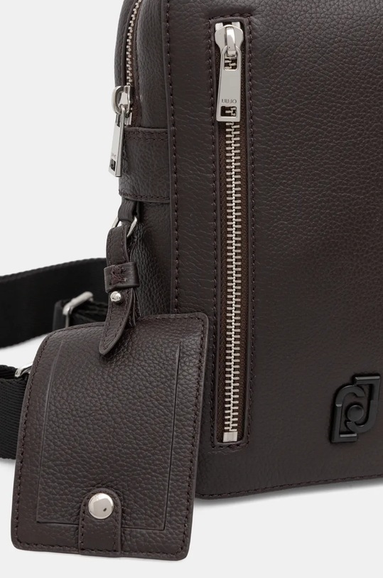 Accesorii Liu Jo borseta de piele DF4015.P0371 maro