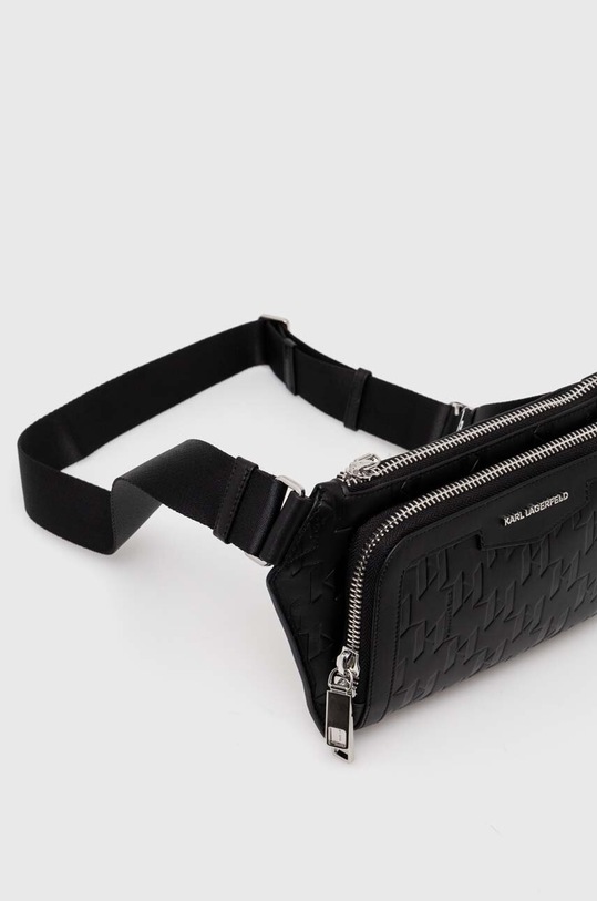 Karl Lagerfeld saszetka skórzana 245M3009 czarny AW24