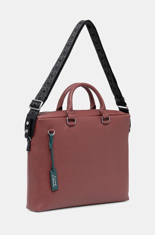 Kožená taška Coccinelle MAN SOFT E1.MUK.91.01.01.S burgundské AW24