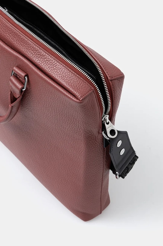 Kožená taška Coccinelle MAN SOFT E1.MUK.91.01.01.S burgundské