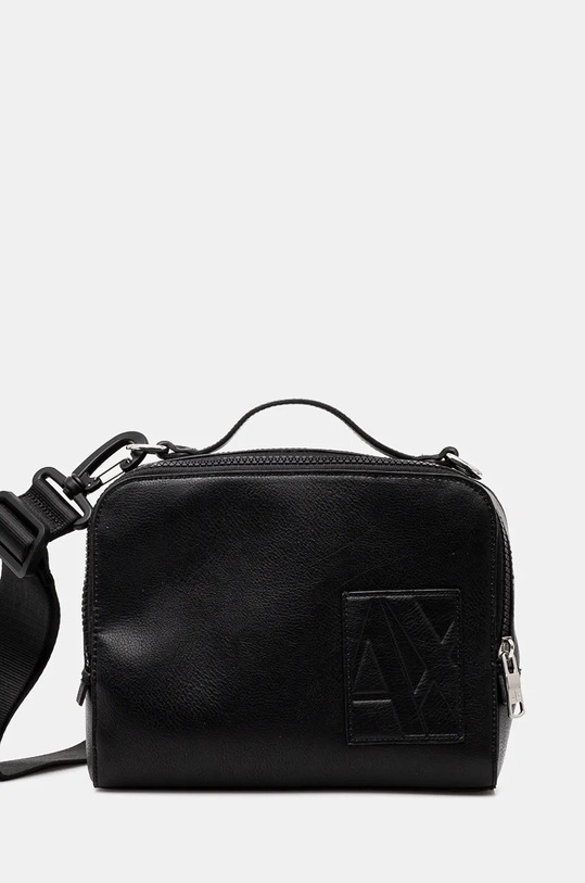 Malá taška Armani Exchange imitácia kože čierna 952671.4F869