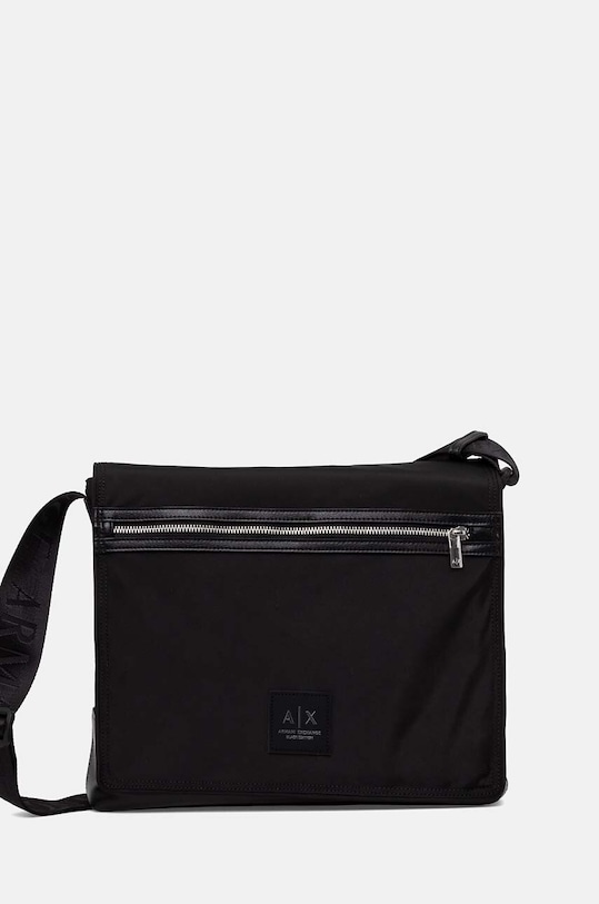Taška Armani Exchange jednofarebný čierna XM000093.AF10406